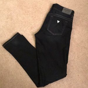 Guess Women’s Black Jeans Skinny Leg Stretch 31